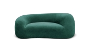 Прямой диван Эссенс  Зеленый велюр